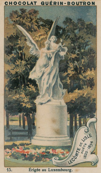 Lecomte de Lisle，Poete，1820-1894，Erigee in Luxembourg 作者 法语学校
