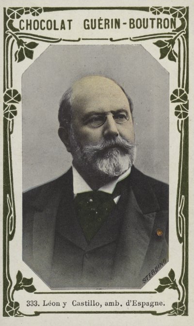 Leon y Castillo，ambassadeur dEspagne（彩色照片） 作者 法语学校