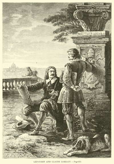 Lepoussin和Claude Lorrain 作者 法语学校