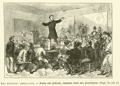 Les Meetings Americains (雕刻) 作者 法语学校