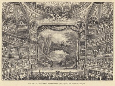 Les Varietes amusantes en 1789, aujourd