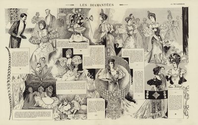 Les diamantees（雕刻）。 作者 法语学校