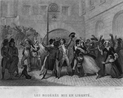 Les moderes mis en liberte - in “” Revolution francaise”” by Thiers. 19th century 作者 法语学校