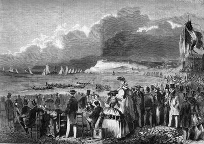 Les regates du Havre in 1857. 作者 法语学校