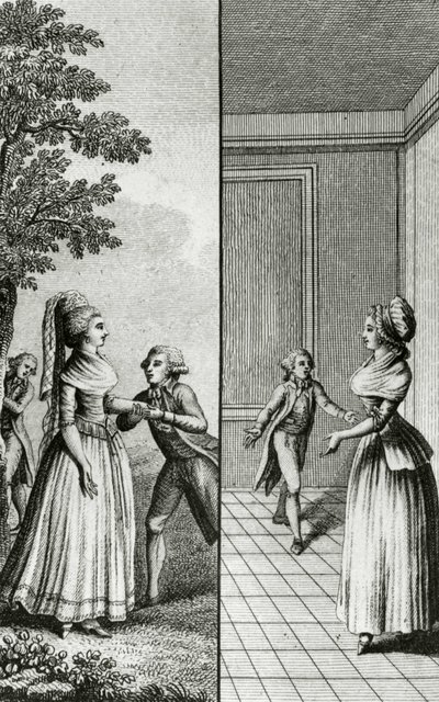 自由 - 在“法兰西共和国妇女的日常历史”中，Restif de La Bretonne（1734-1806），日内瓦，1791-1794。 作者 法语学校