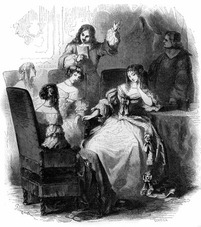 文学沙龙：诗人Jean Renaud de Segrais（1624-1701）在Anne Marie Louise d