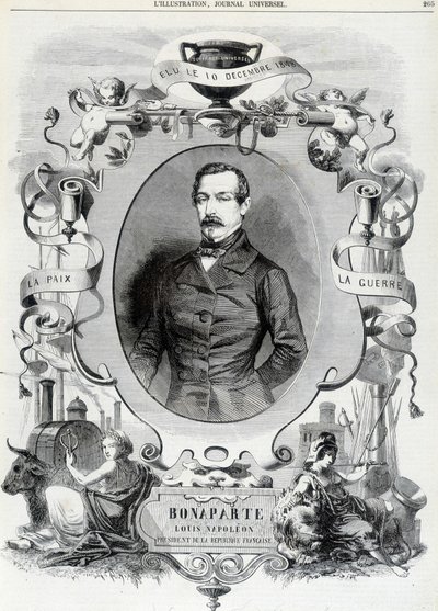 路易-拿破仑-波拿巴（Louis-Napoleon III），法兰西共和国总统--伊利。 作者 法语学校