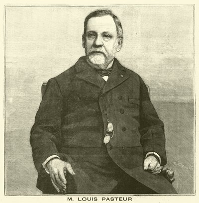 Louis Pasteur，法国微生物学家（雕刻） 作者 法语学校