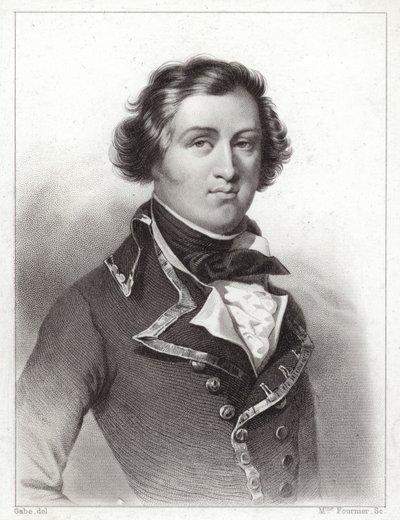 Louis Philippe of Orleans, Duke of Chartres, later King Louis Philippe I of France (engraving) 作者 法语学校