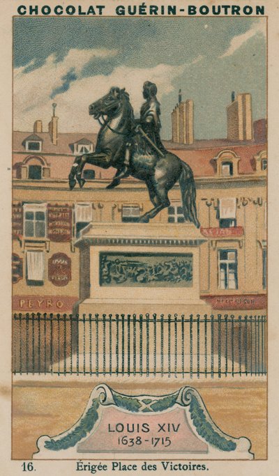 路易十四，1638-1715，Erigee Place des Victoires 作者 法语学校