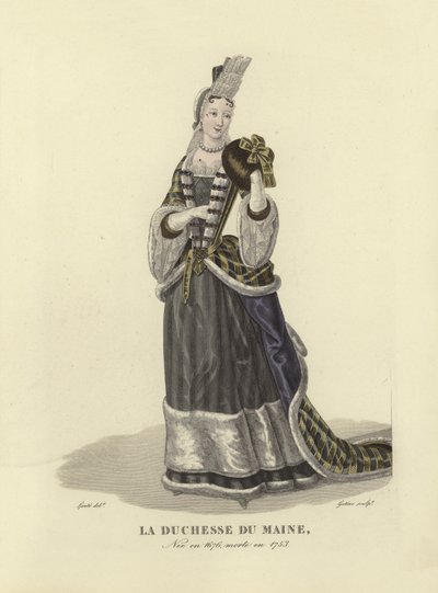 缅因州公爵夫人Louise Benedicte de Bourbon 作者 法语学校