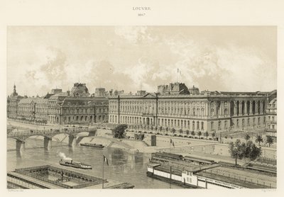 卢浮宫，1867年 作者 法语学校