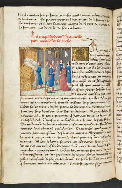 MS Hunter 252 117 Page Page from Hundred News News，c.1461-62 作者 法语学校