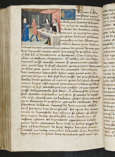 MS Hunter 252 173 Page Page from Hundred News News，c.1461-62 作者 法语学校