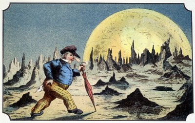 M. Baboulifiche sur la lune - in “Journey dans la lune” d