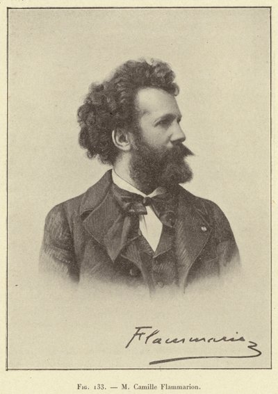 M Camille Flammarion (雕刻) 作者 法语学校