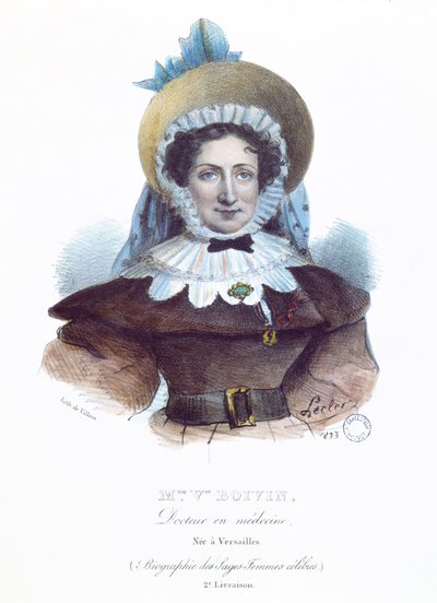 1833年，Boivin夫人（1783-1841）出版了一本关于着名女性的书 作者 法语学校