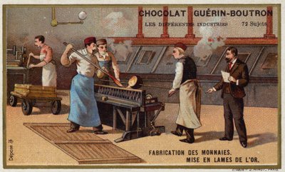 Manufacturing coins (chromolitho) 作者 法语学校