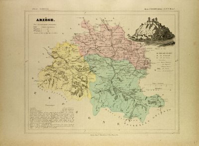 法国阿列日地图 作者 法语学校