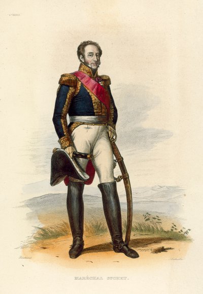 Marechal Suchet（彩色雕刻） 作者 法语学校