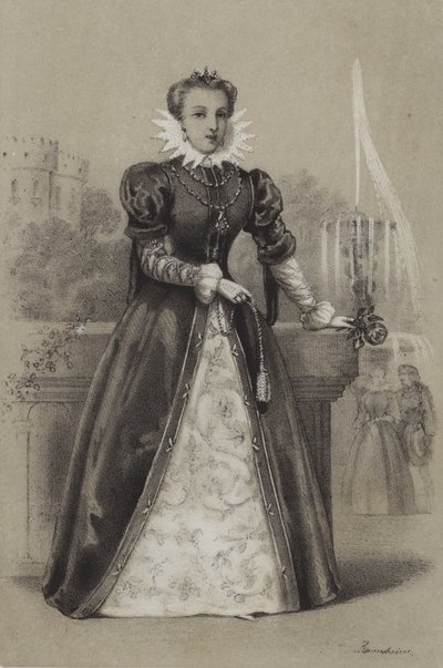 Marguerite DYork, Margaret Of York (engraving) 作者 法语学校