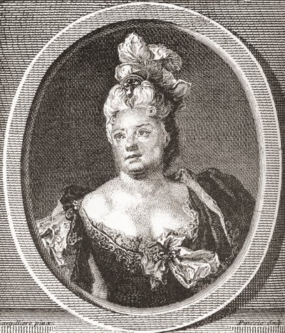 Chateauurf的Marianne Duclos，1664  -  1747年。法国喜剧演员。从1908年出版的免费时间。 作者 法语学校