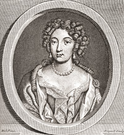 MarieAngéliquedeScorailles，1661 1681.法国贵妇和路易十四的众多情妇之一。来自Les Heures Libres出版于1908年。 作者 法语学校