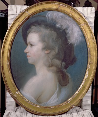Marie Anne Paulze（1758-1836）年轻女孩 作者 法语学校