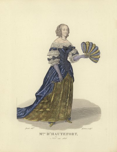 Marie de Hautefort，法国国王路易十三的最爱 作者 French School