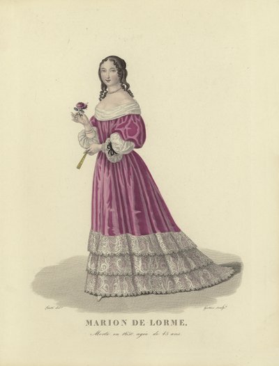 Marion de Lorme，法国名妓 作者 French School