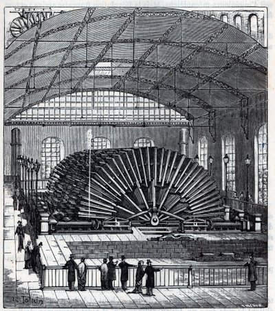 Marly hydraulic machine, built by engineer Xavier Dufrayer 作者 法语学校