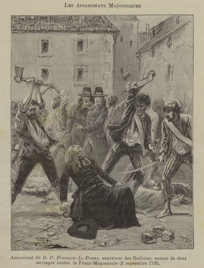 Masonic assassinations (engraving) 作者 法语学校