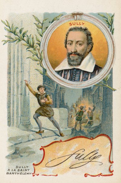 Maximilien de Bethune，Sully公爵，法国胡格诺派士兵和政治家 作者 法语学校
