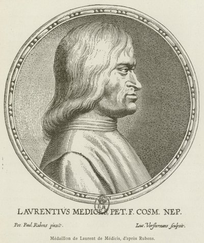 Laurent de Medicis 勋章（雕刻） 作者 法语学校