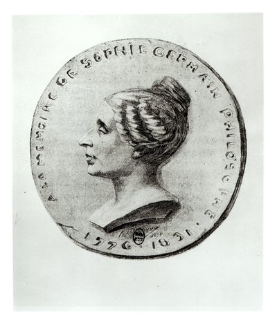 描绘苏菲日耳曼的奖章（1776-1831） 作者 法语学校
