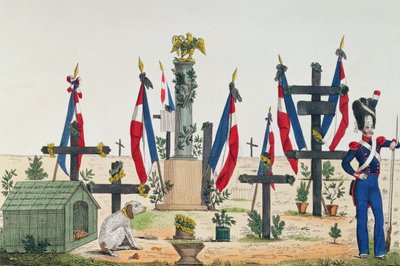 梅多，卢浮宫忠实的狗，1831年 作者 法语学校