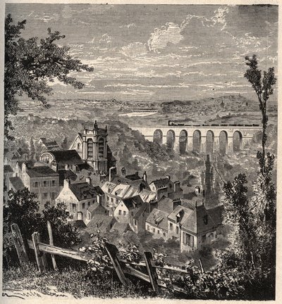 Meudon - Hauts-de-Seine省 - "PATRIE "中的雕刻--LUCIEN HUARD的DESCRIPTION PECTURESSE DE LA FRANCE EN 6 VOLURES - 19世纪末 作者 法语学校