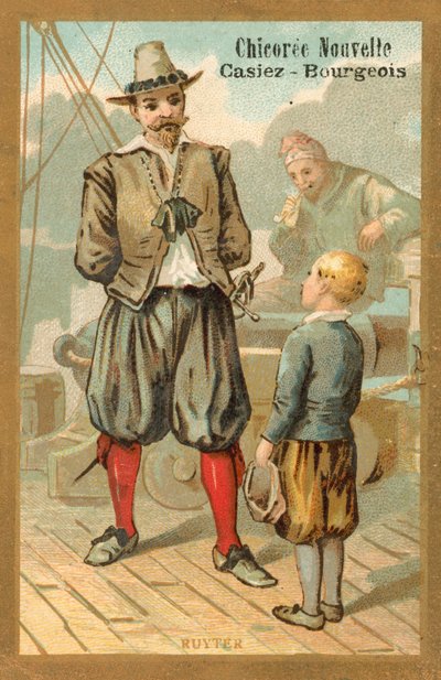 Michiel de Ruyter, Dutch admiral (chromolitho) 作者 法语学校