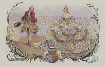 Minuet (colour litho) 作者 法语学校
