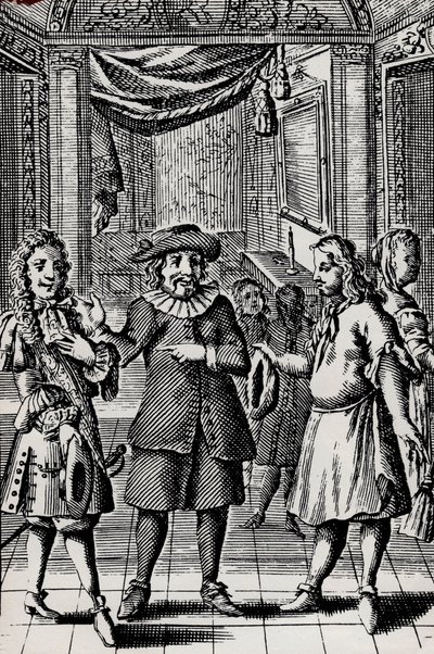 吝啬鬼，从莫里哀的作品中雕刻而成，让-巴蒂斯特·波克兰（Jean-Baptiste Poquelin，1622-1673 年）的笔名 - Moliere L