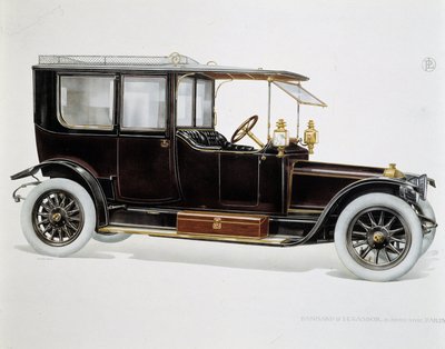 模型豪华轿车 - 在“” Les Etablissements Panhard et Levassor “” 作者 法语学校