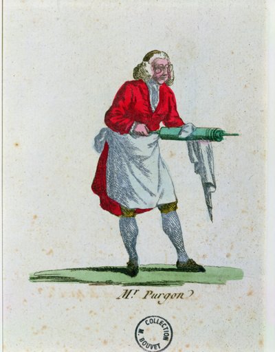 Monsieur Purgon，来自The Imaginary Malice by Moliere（1622-73） 作者 法语学校