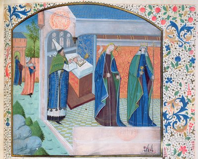 0338 f.1教会和犹太教堂，c.1465-70 作者 法语学校