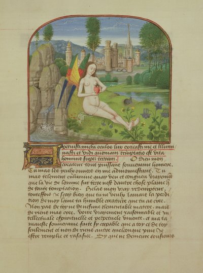 女士165 fol.31r灵魂来自Rene dAnjou，来自lInstruction dun Jeune Prince，c.1465-68 作者 法语学校