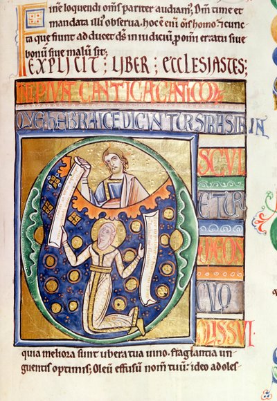 Ms 1 fol.235传教书，来自Souvigny圣经 作者 法语学校