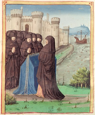 女士493，第129段，Didos Funeral，来自Virgil的Aeneid，以及Servius的评论，1469 作者 法语学校