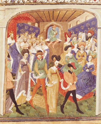 来自Roman du Saint Graal的527号法庭球员 作者 法语学校
