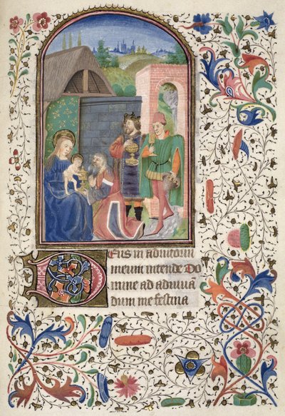 Euing 4 f.49r The Wise Men，来自格拉斯哥时间 作者 法语学校
