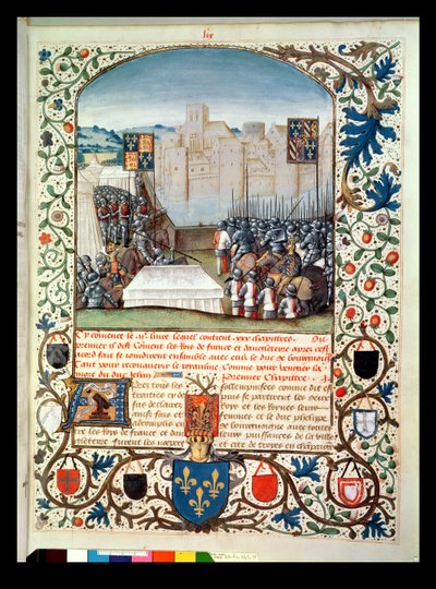 Fr 82 Fr.59英国古代历代的勃艮第和英国军队，Wavrin的Jean Batard，c.1470-80 作者 法语学校