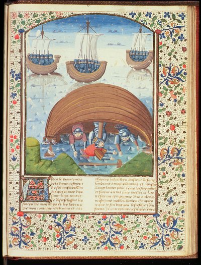 亨特女士371 f.147r来自王子堕落的塞琉古的命运，作者：Giovanni Boccaccio（1313-75）1467 作者 法语学校